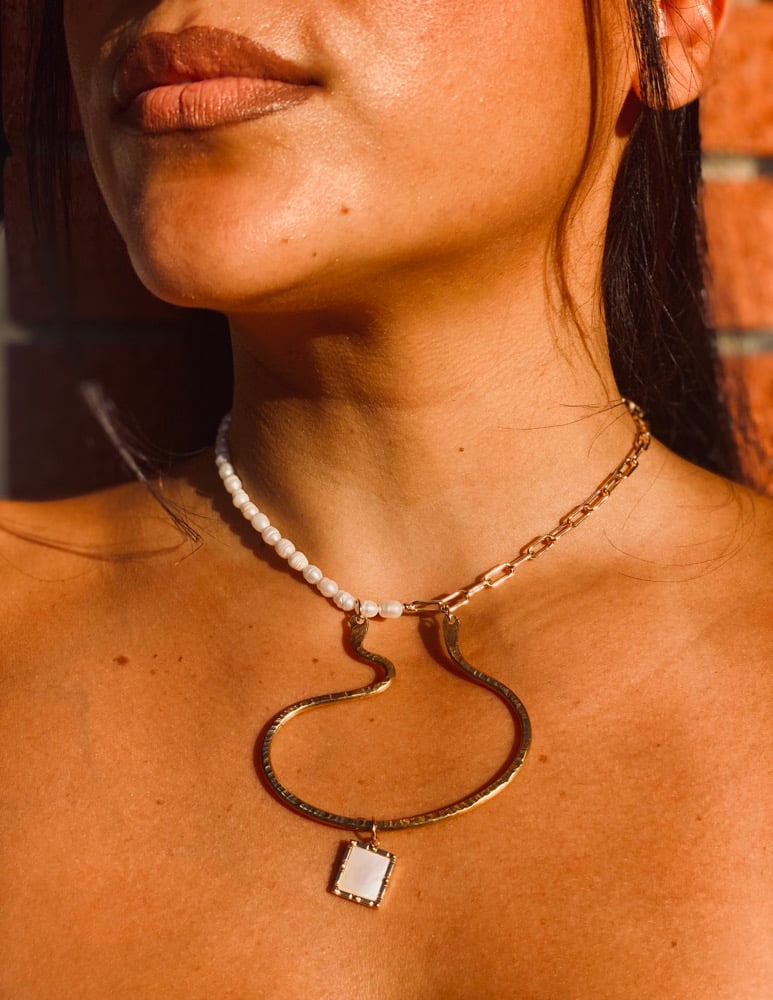 Image of Round About Fresh Water Pearl Necklace (One of a Kind)