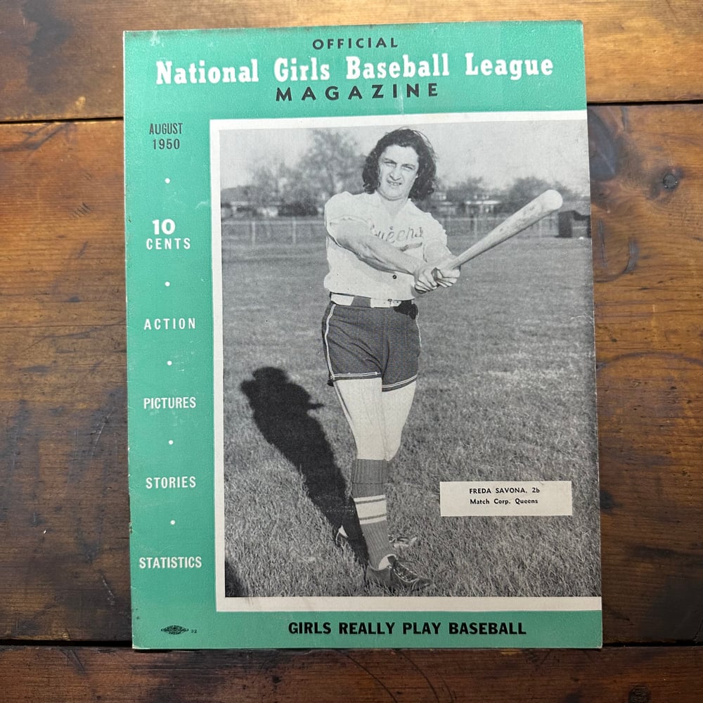 Image of National Girls Baseball Magazine lot of 3