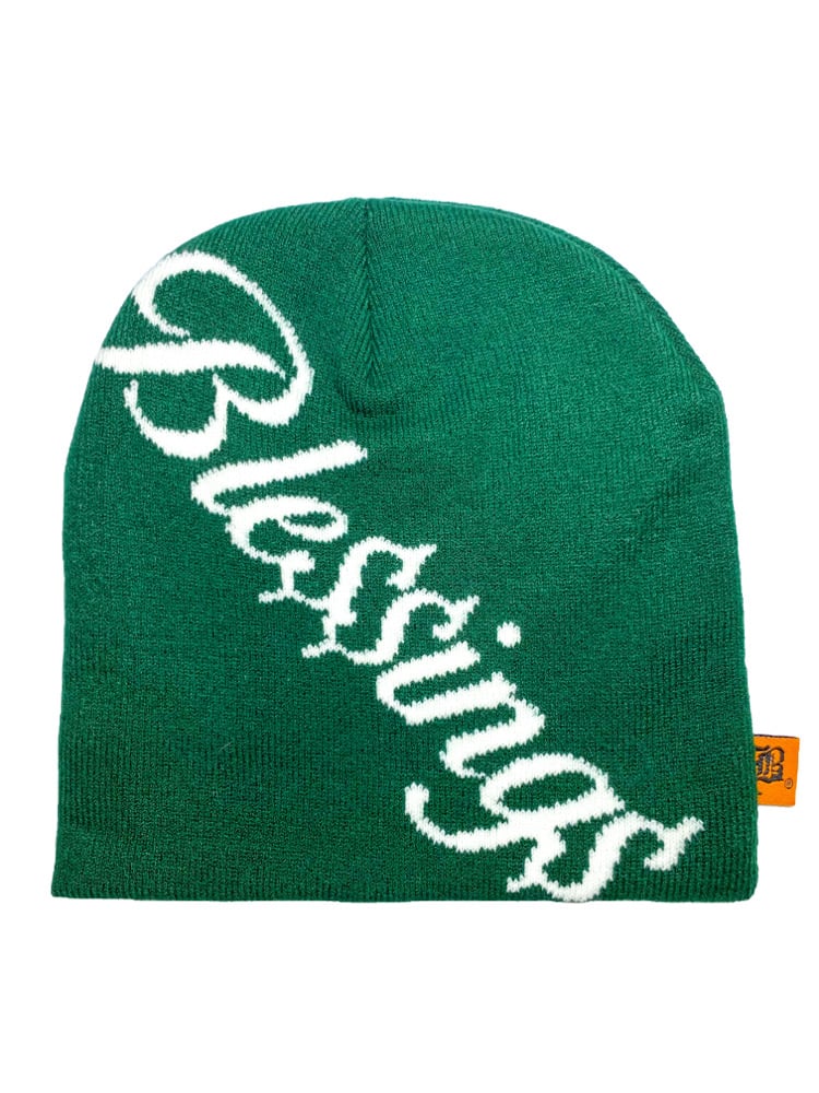 Image of BLE$$ING$®️ GRN SKULL CAP