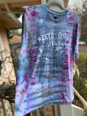 Image of XL Let's Go Girls Tie Dye Shirt 4