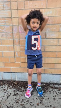 Image 9 of red black HAPPY 4TH BIRTHDAY 4/5 FOUR 4 FOURTH BDAY courtneycourtney tee tshirt tank top boys jersey