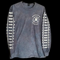 Image 2 of large Unisex terrapin Long Sleeve blue