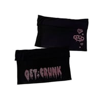 Image 1 of scene queen foldover mini skirt *pink*