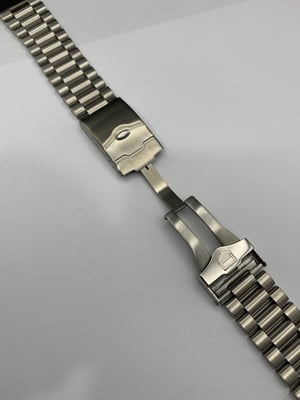 Image of Heavy Duty tag heuer stainless steel watch strap,bracelet,fixed straight lugs,20mm and 22mm,New