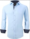 Mason Blue Long Sleeve Shirt MT47