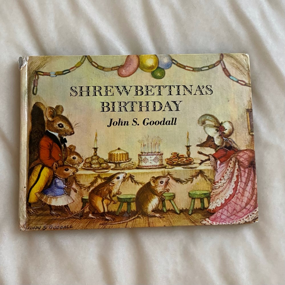Image of Shrewbettina's Birthday by John S. Goodall (1980) Rare and Out of Print