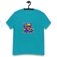 Image 12 of Unisex classic tee, Tie Dye Peace Frog  Hippie Tee