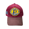 Art Of Fame/ 2-Tone Maroon & Brown Dad Hat/ Indiana 