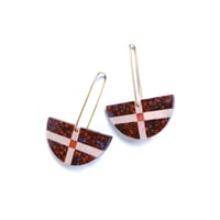 Image 1 of Poppy Jasper Weave Earrings