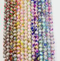 Image 4 of 10mm Multicolor Glass Bead Strands 3
