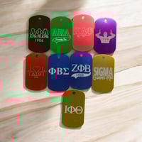Image 1 of Divine 9 Dog Tags 