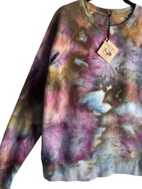 Image 8 of M Ladies/Junior's Sweatsuit Set in Mountain Heather Ice Dye