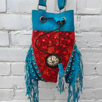 Image 3 of Evie Bag Turquoise 