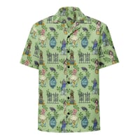 Image 1 of Green Haunted Mansion Hawaiian Shirt