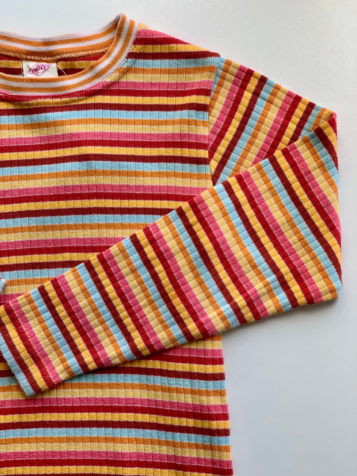 Image of Oilily ribbed long sleeve top 9 - 10 years 