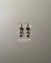 Handmade Bead Earrings - “Cinnamon Flavoured”