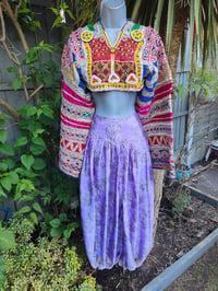 Image 2 of Vintage Fez Crop Tribal Top chest 30 inches