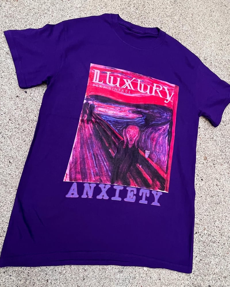 Image of SYRUP x ANXIETY SHIRT (PURPLE)