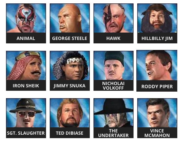 WWE Smackdown! Here Comes the Pain CAWs