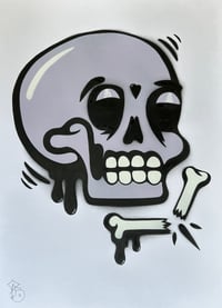 Image 2 of SkullTag Purple