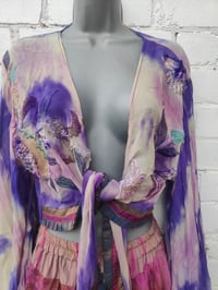 Image 7 of Wanderlust Stevie top Purple lilac creams 