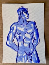 Image 1 of Watercolour ~ Blue Boys XXI