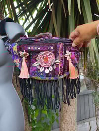 Image 4 of Ibizan bum bag Purples