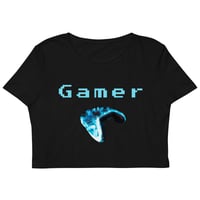 Image 1 of GAMER ORGANIC CROP TOP
