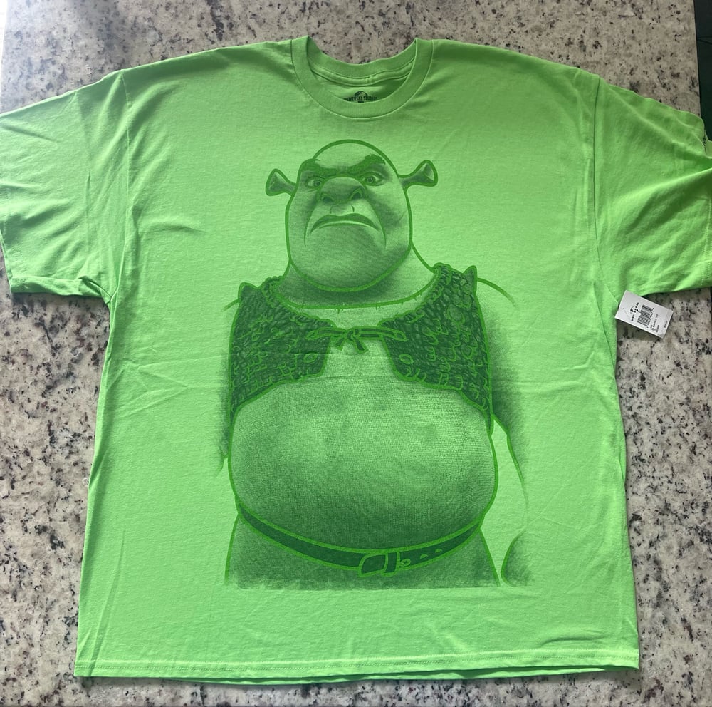 SHREK x UNIVERSAL STUDIOS BIGFACE TEE - XXL