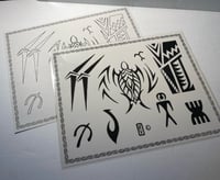 Image 1 of Zulueta Tribal Vintage Flash Sheet W Lines  LM2 