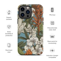 Image 18 of Colorful Botanical Plants Art Nouveau Tough Case for iPhone®