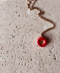 Image 3 of Collana • Cuore - Noi. Rosso