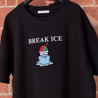 Image 1 of Break ICE Not Families – Embroidered Activist T-Shirt Supporting Immigrant Rights