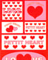 'Petit Heart' Sticker Sheet Image 2