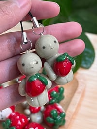Image 3 of smiski strawberry charms  🍓