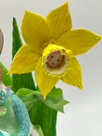 Image 3 of Miniature art doll sculpture, Easter bunny