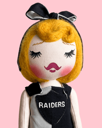 Image 1 of RESERVED FOR DEBBYE RAIDERS SMALL ART DOLL