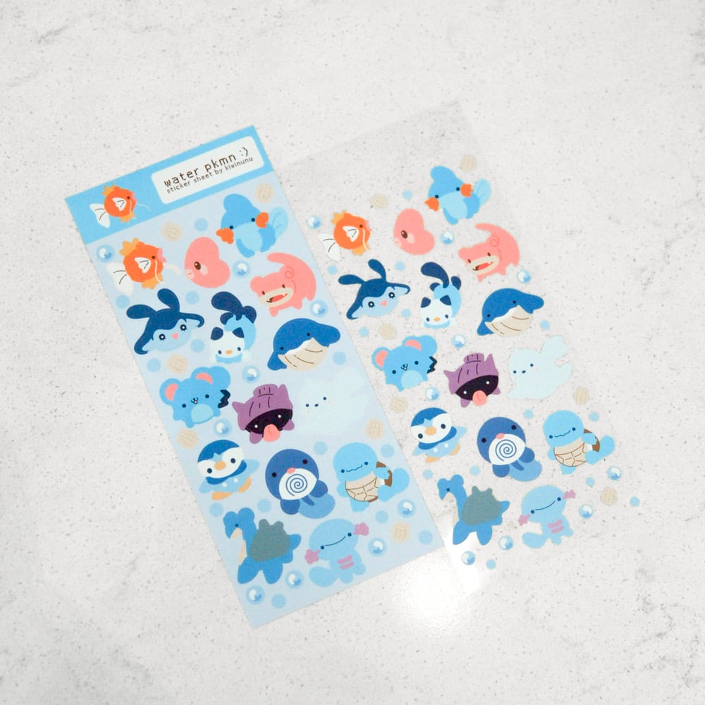 Image of Water PK Deco Sheet