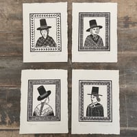 *2nd* Set of 4 Welsh Lady Prints