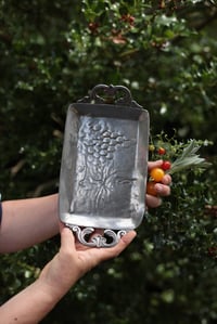 Image 2 of Tablettchen, Zinn, zb als Untersetzer für Essig und Öl