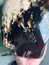 Image 7 of XL SELF STANDING SUMATRAN BLUE AMBER FREEFORM -INDONESIA- **UV REACTIVE** A