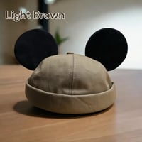 Image 4 of Brimless Docker Mouse hat 