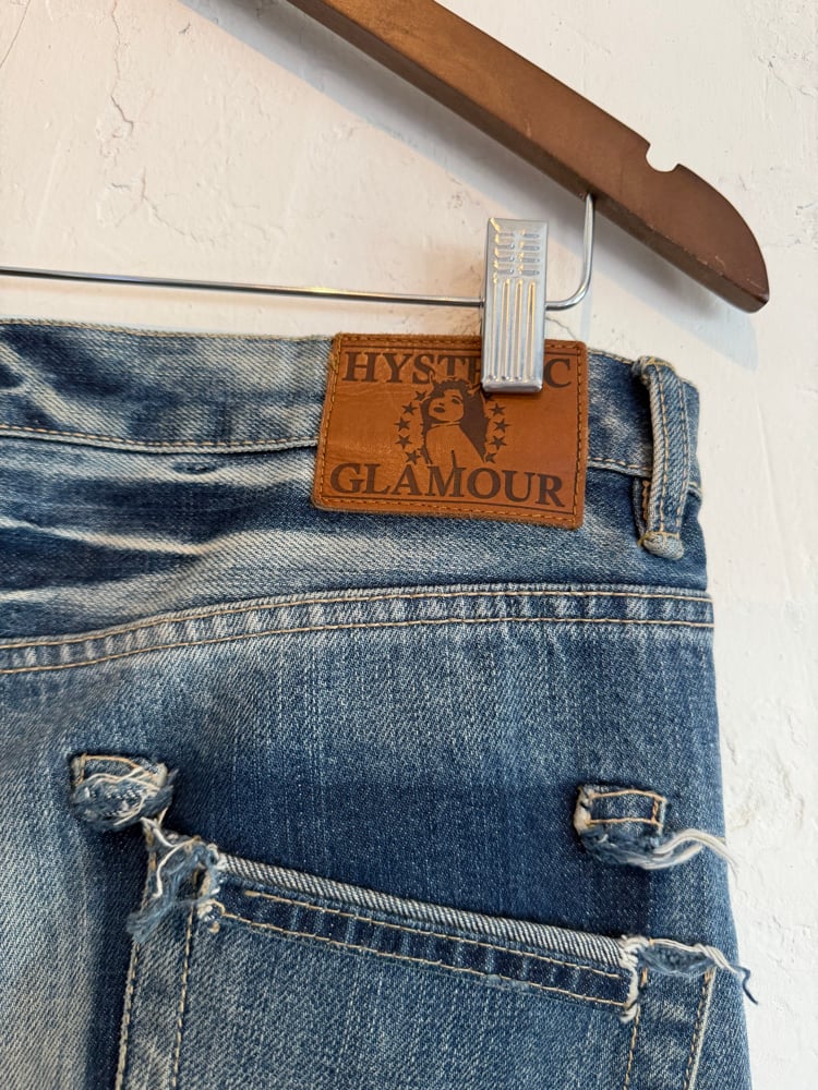 Image of Hysteric Glamour Floral Patch Denim