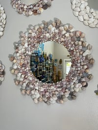 Image 3 of Seashell Mirror 32”