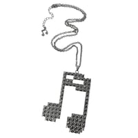 Image 1 of studded beam necklace