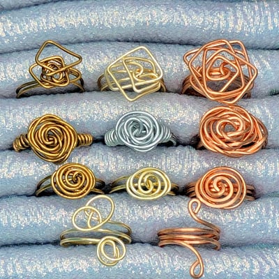 Image of Handmade Wire Rings