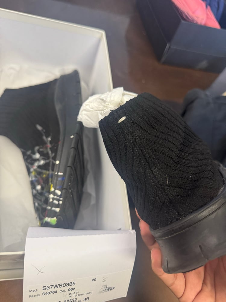 Image of Maison Margiela Paint Splatter Sock Runners