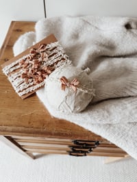 Image 1 of Rustic bow - coral