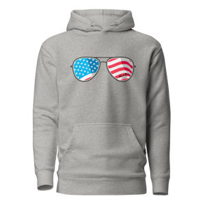 Image of Freedom Aviator Sunglasses Unisex Hoodie