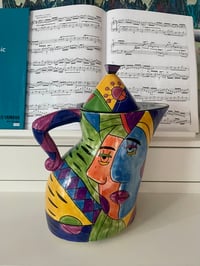 Image 2 of Vintage Picasso Inspired Teapot